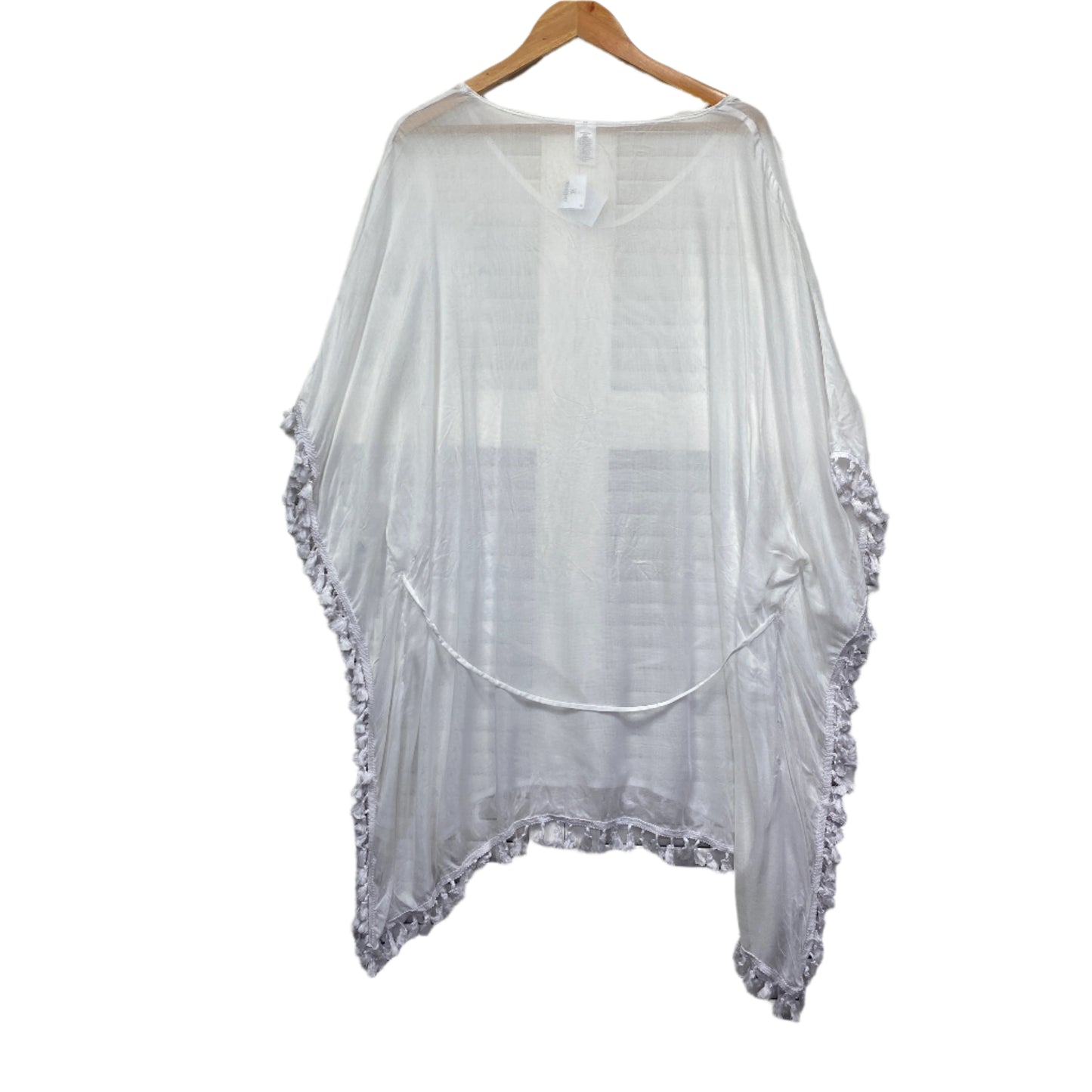 Target Kaftan Top Size XL 16 18 White Swim Cover Up New