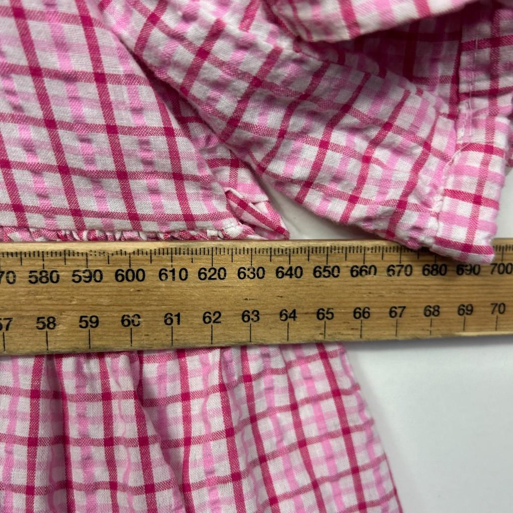 Handmade Pink Gingham Dress - Size 20/22