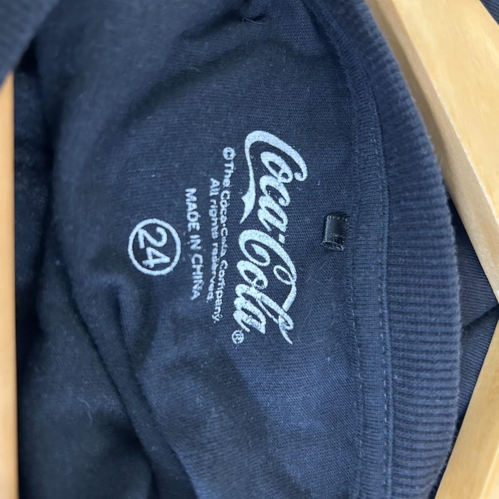 Coca-Cola Navy Cherry Coke Cotton T-Shirt - Size 24