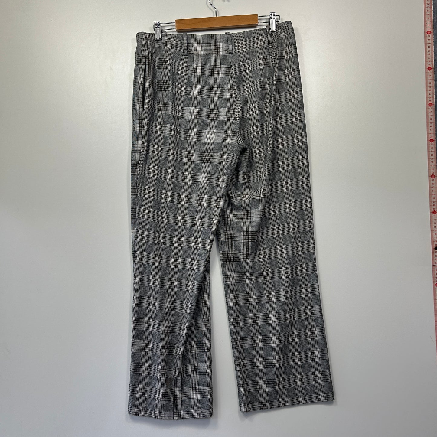 Forever New Grey Houndstooth Check Pants - Size 14