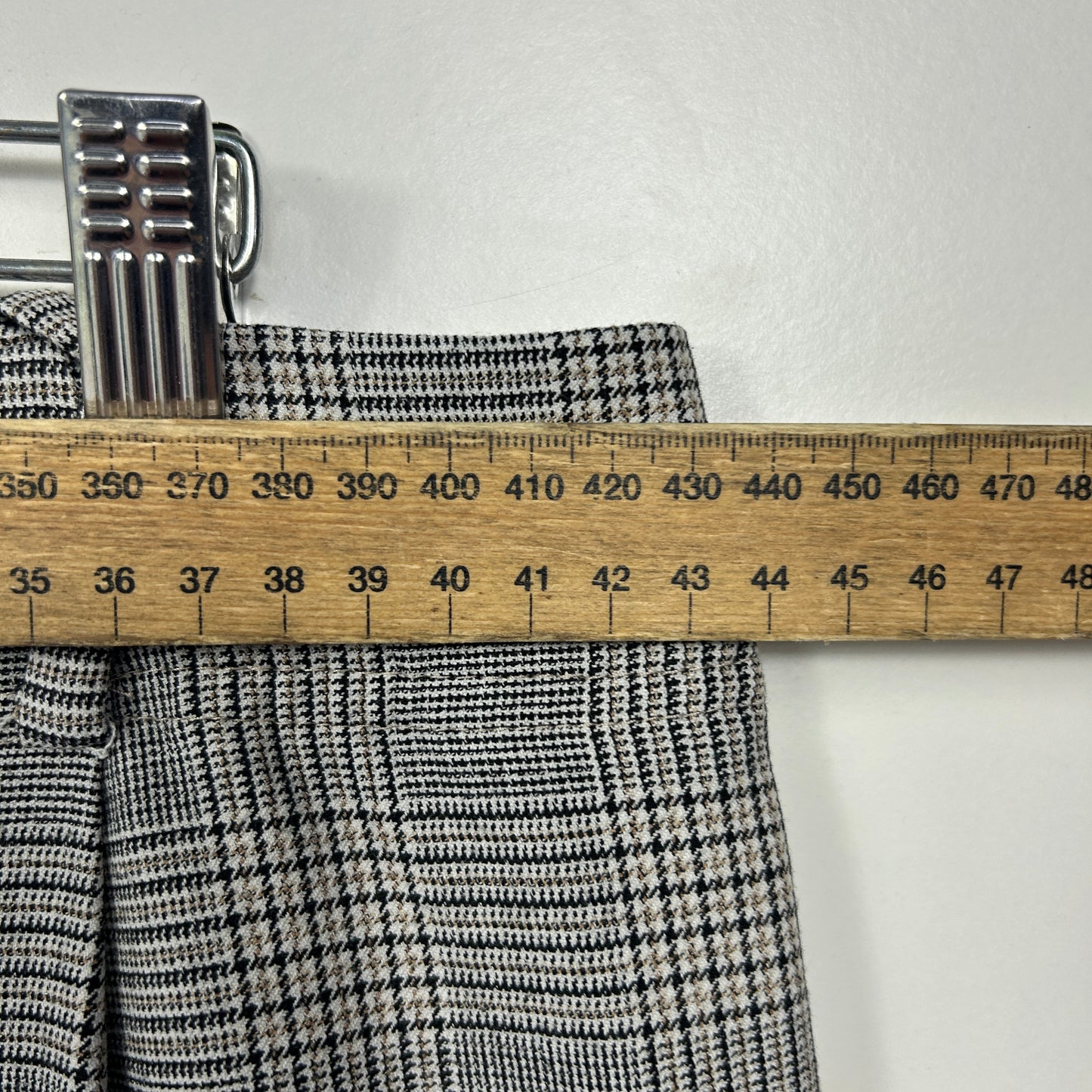Forever New Grey Houndstooth Check Pants - Size 14