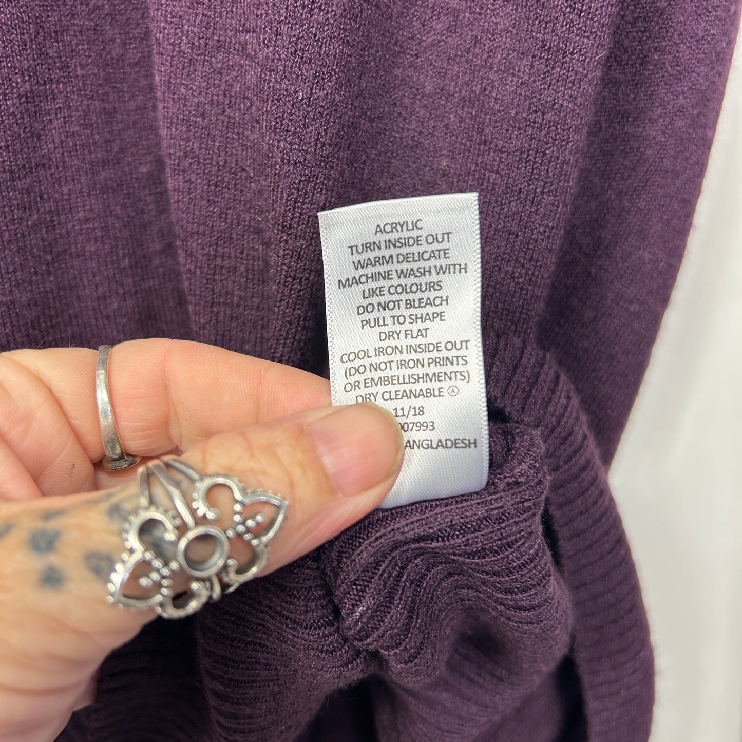 Target Jumper Size 16 18 2XL Purple Long SLeeve