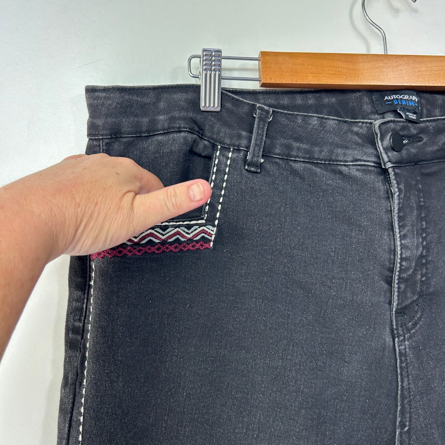 Autograph Denim Black Jeans - Size 20