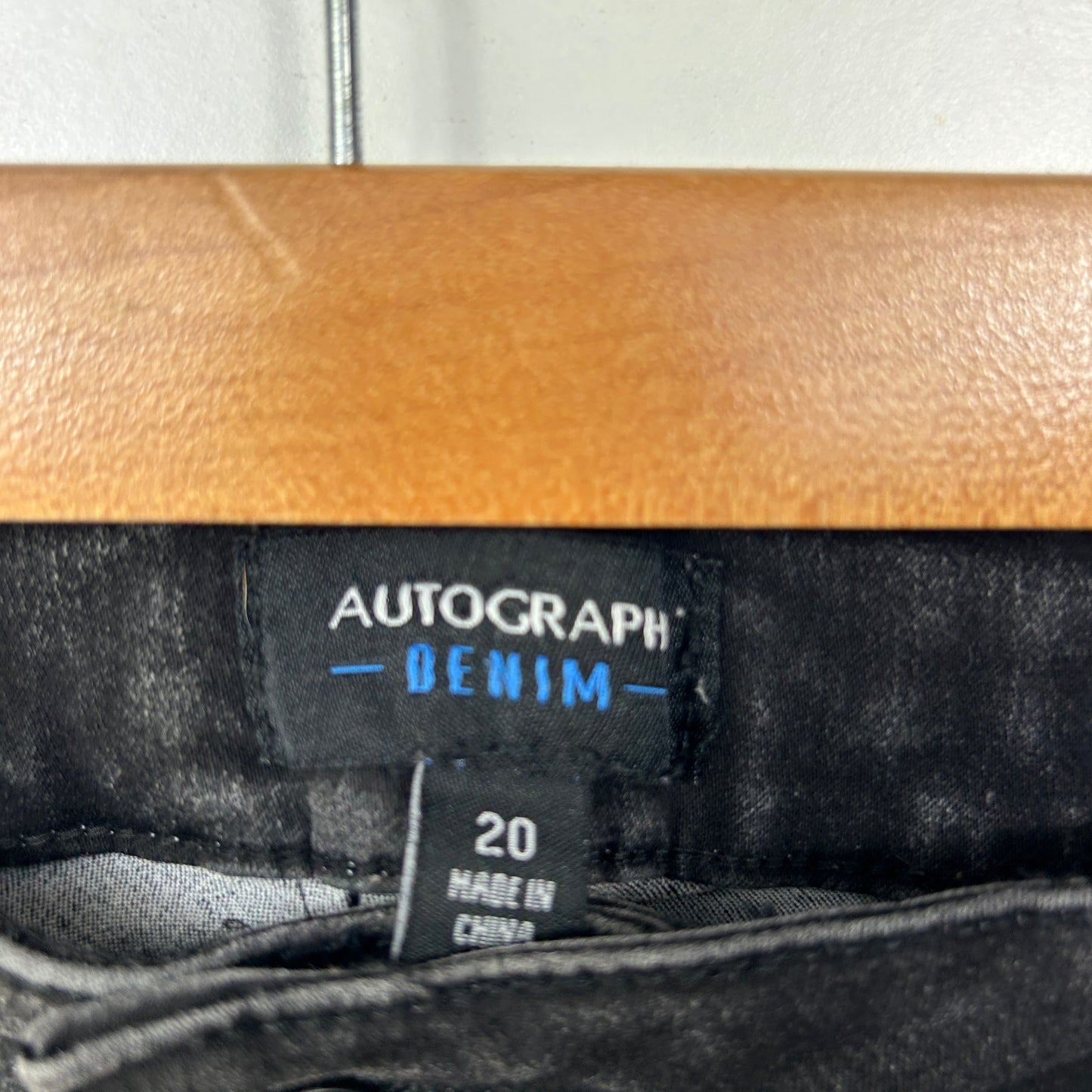 Autograph Denim Black Jeans - Size 20