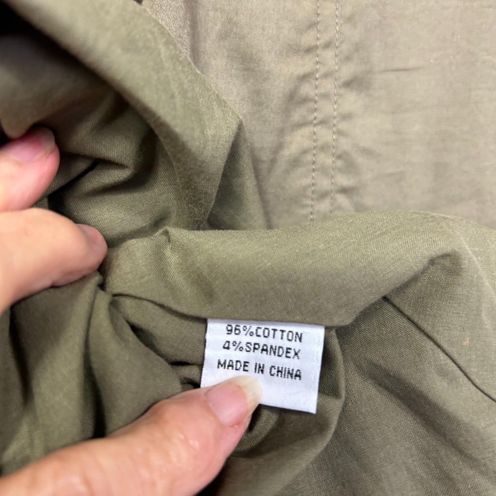 Privilege Olive Cotton Dress - Size 18