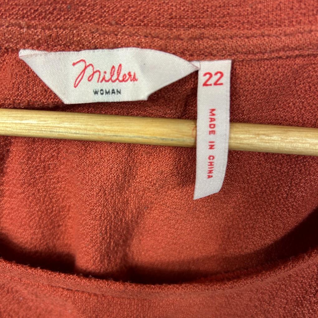 Millers Rust Top - Size 22
