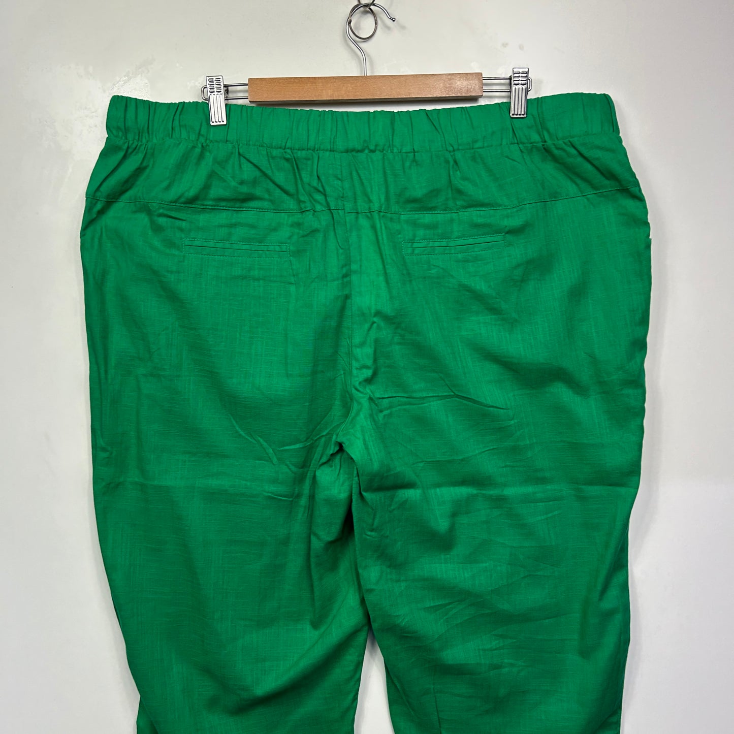 Millers Jogger Pants Size 20 Green Pockets 100% Cotton New