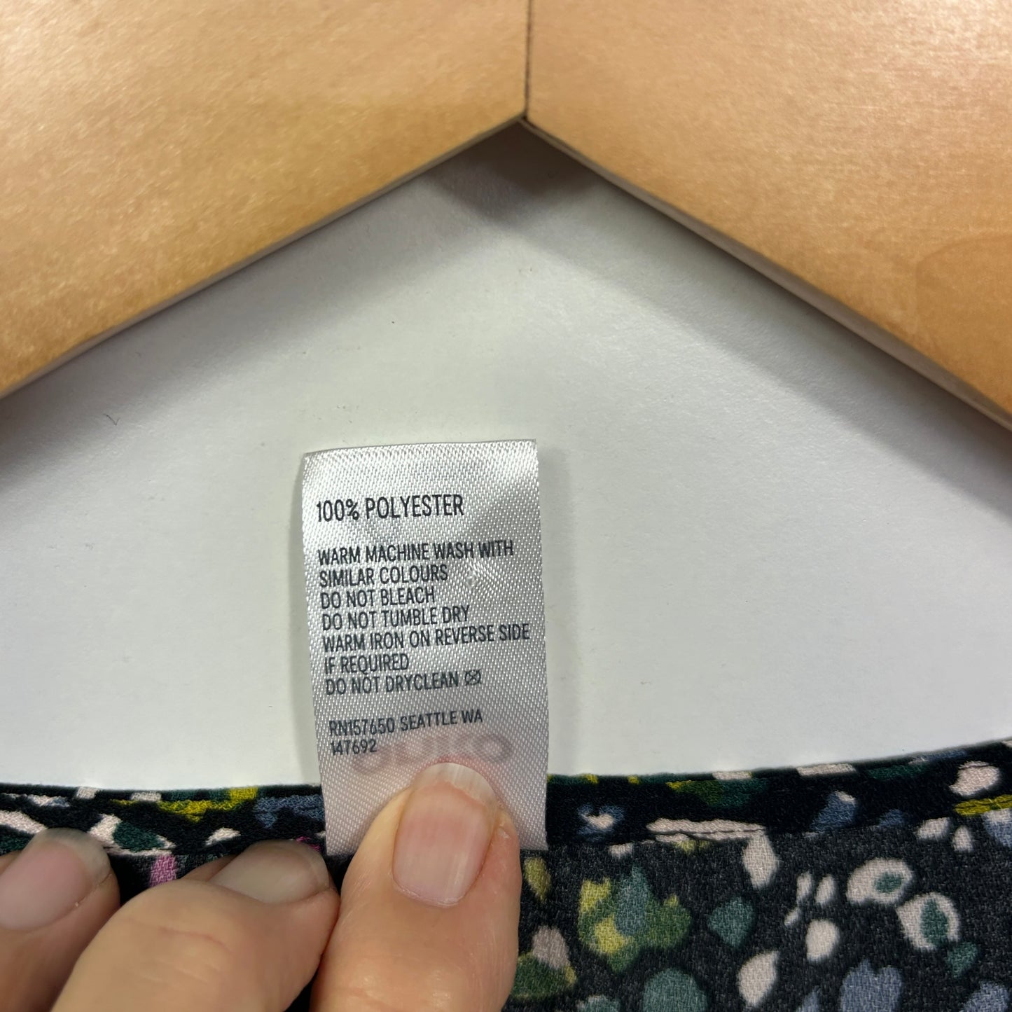 Anko Black Multicoloured Floral Print Dress - Size 16