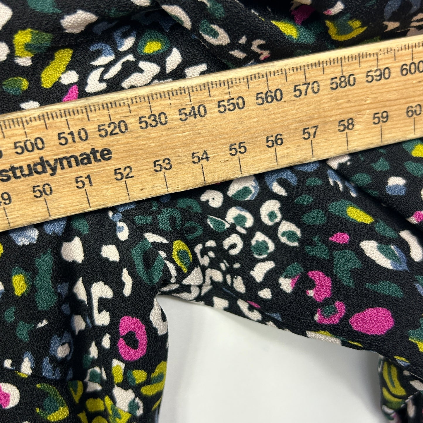 Anko Black Multicoloured Floral Print Dress - Size 16