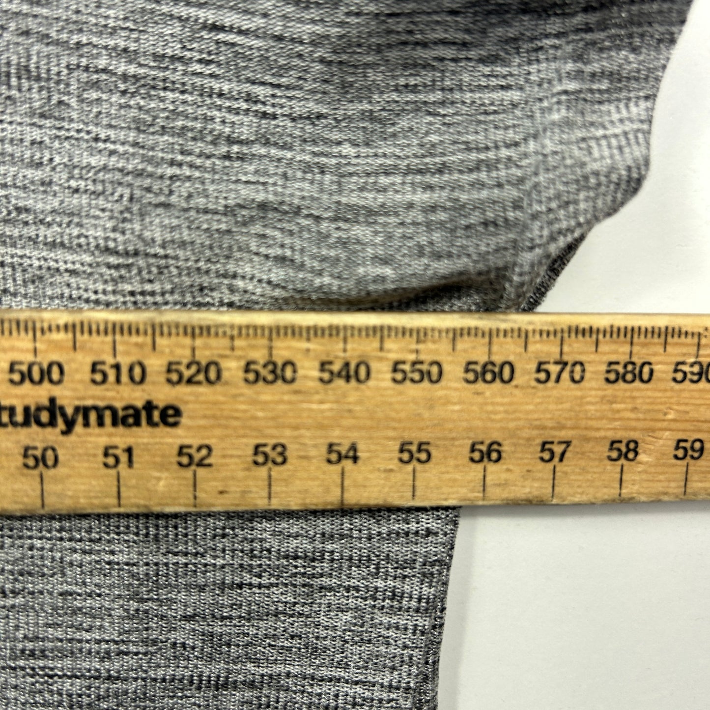 Katies Grey Marled Asymmetric Top - Size 1XL
