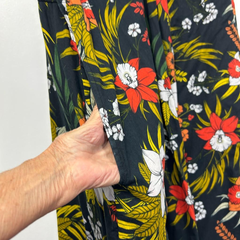 Virtuelle Floral Cotton Midi Dress - Size 22