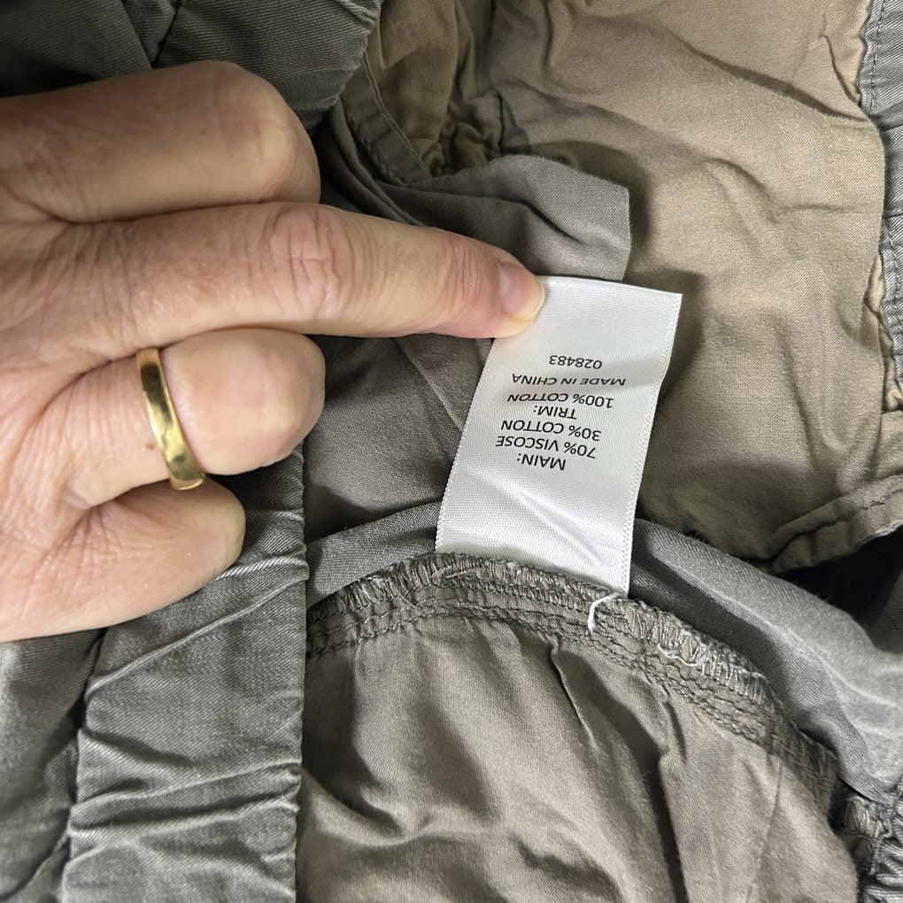 Sussan Green Cotton Jogger Pants - Size 18
