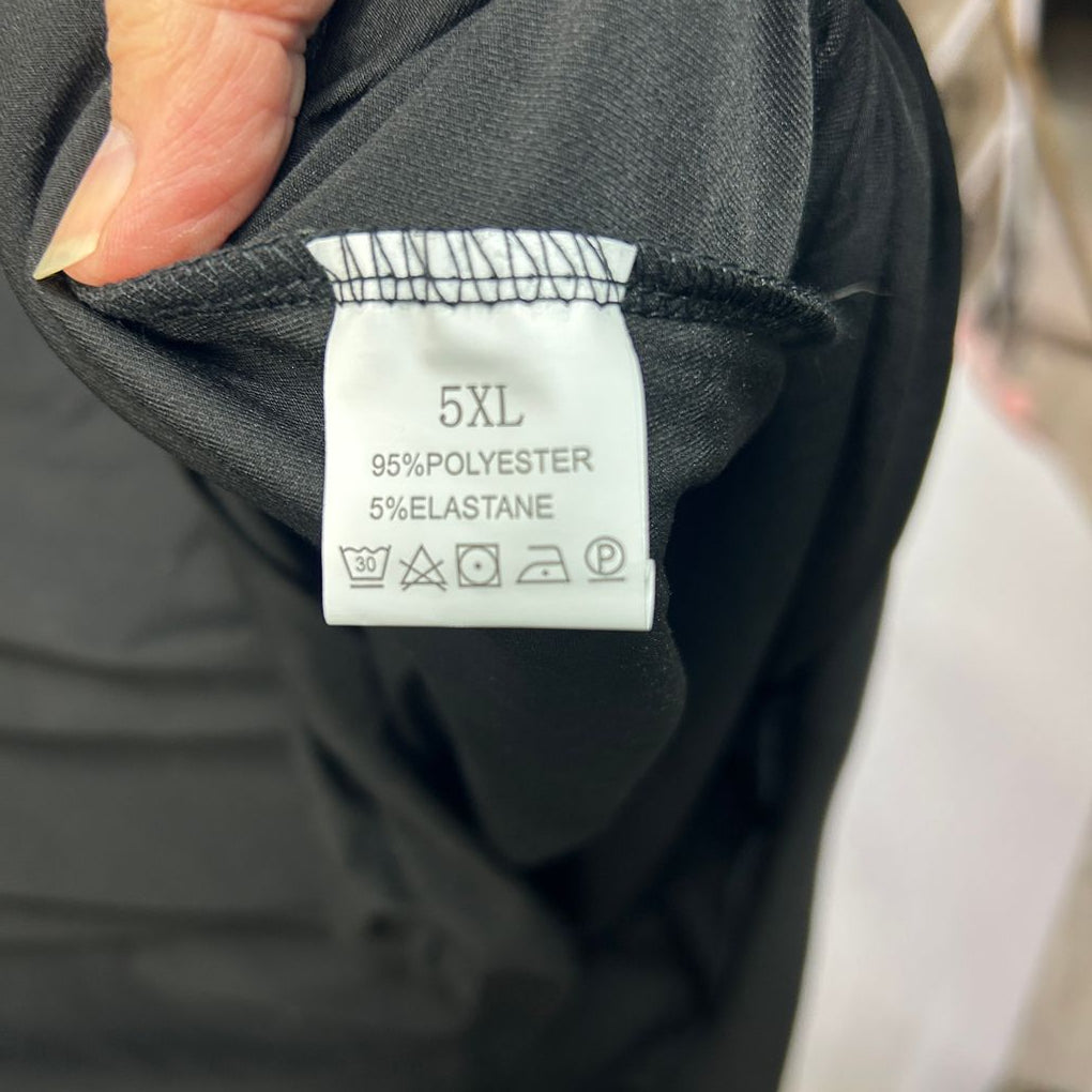 Black Oversized Top - Size 5XL