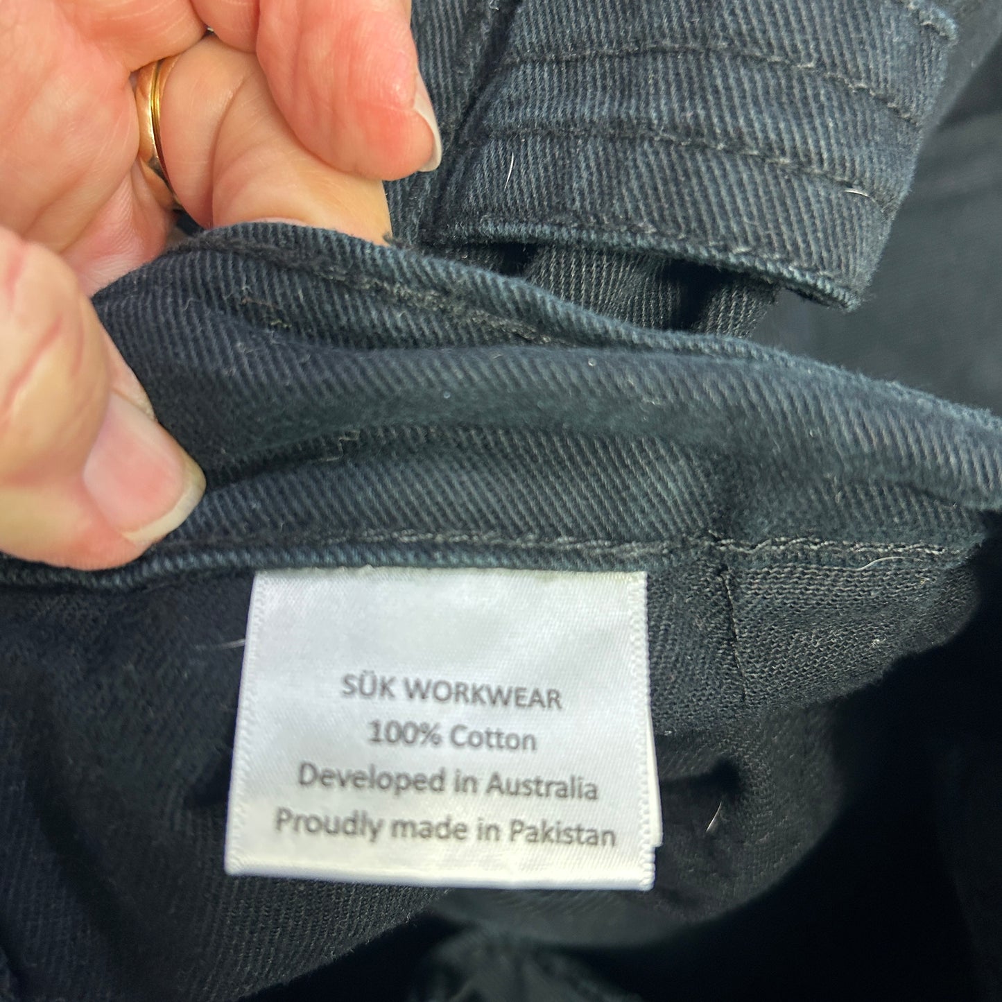 Sük Workwear Black Utlity Cargo Pants - Size 14