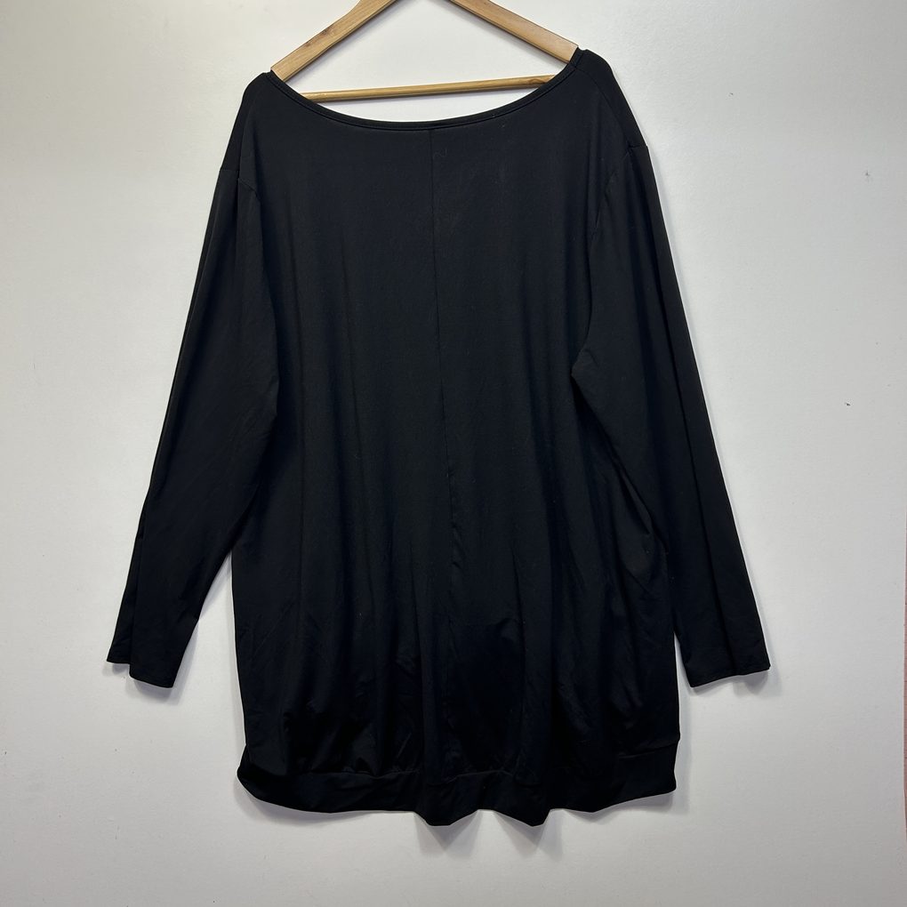 Black Oversized Top - Size 5XL