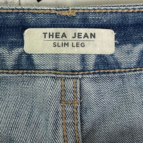 Sportscraft Thea Slim Leg Blue Jeans - Size 15