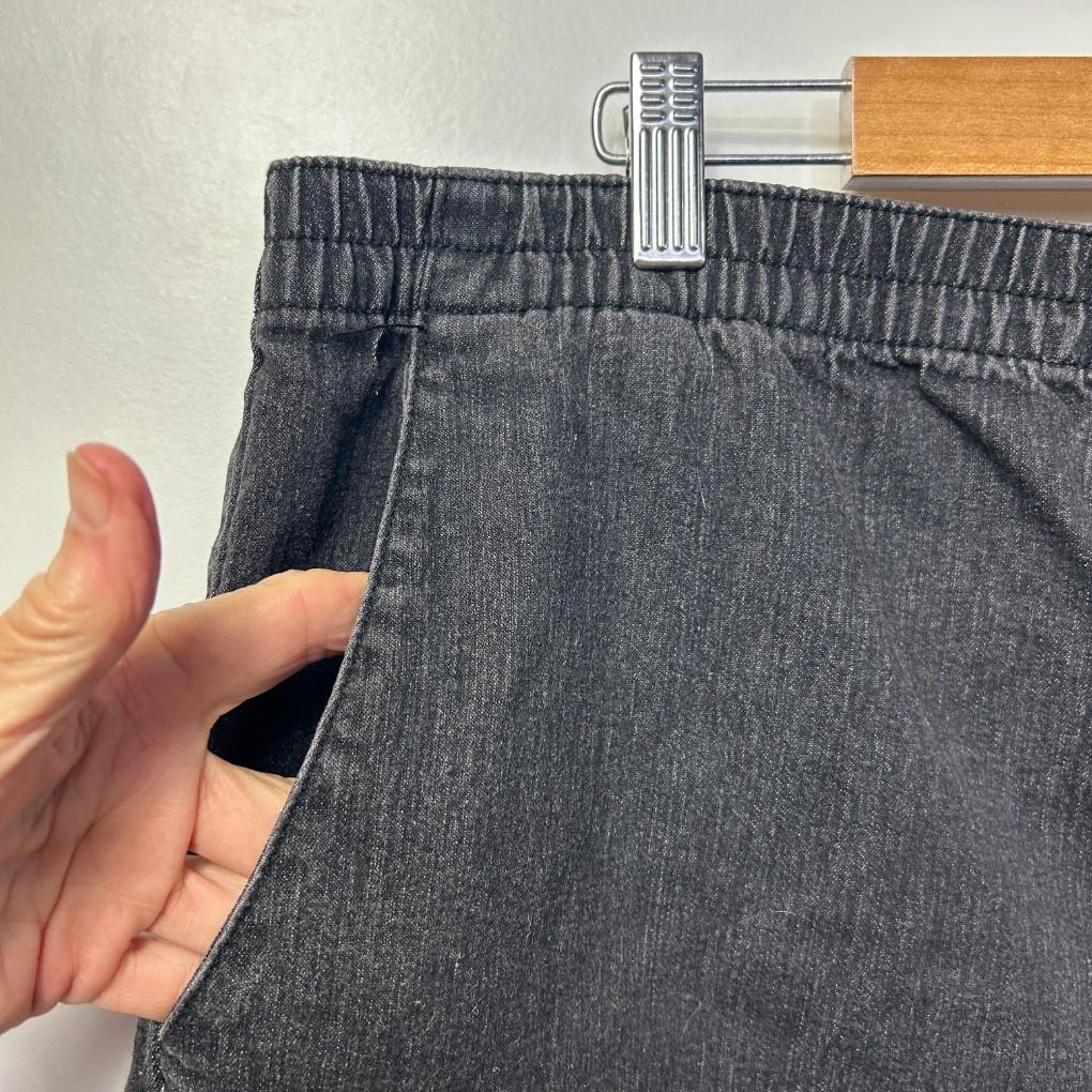 Millers Black Denim Shorts - Size 22