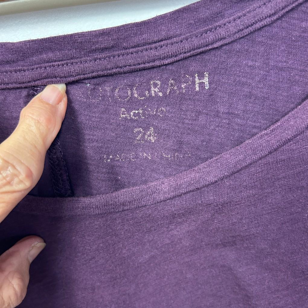 Autograph Purple Fearless Tshirt - Size 24