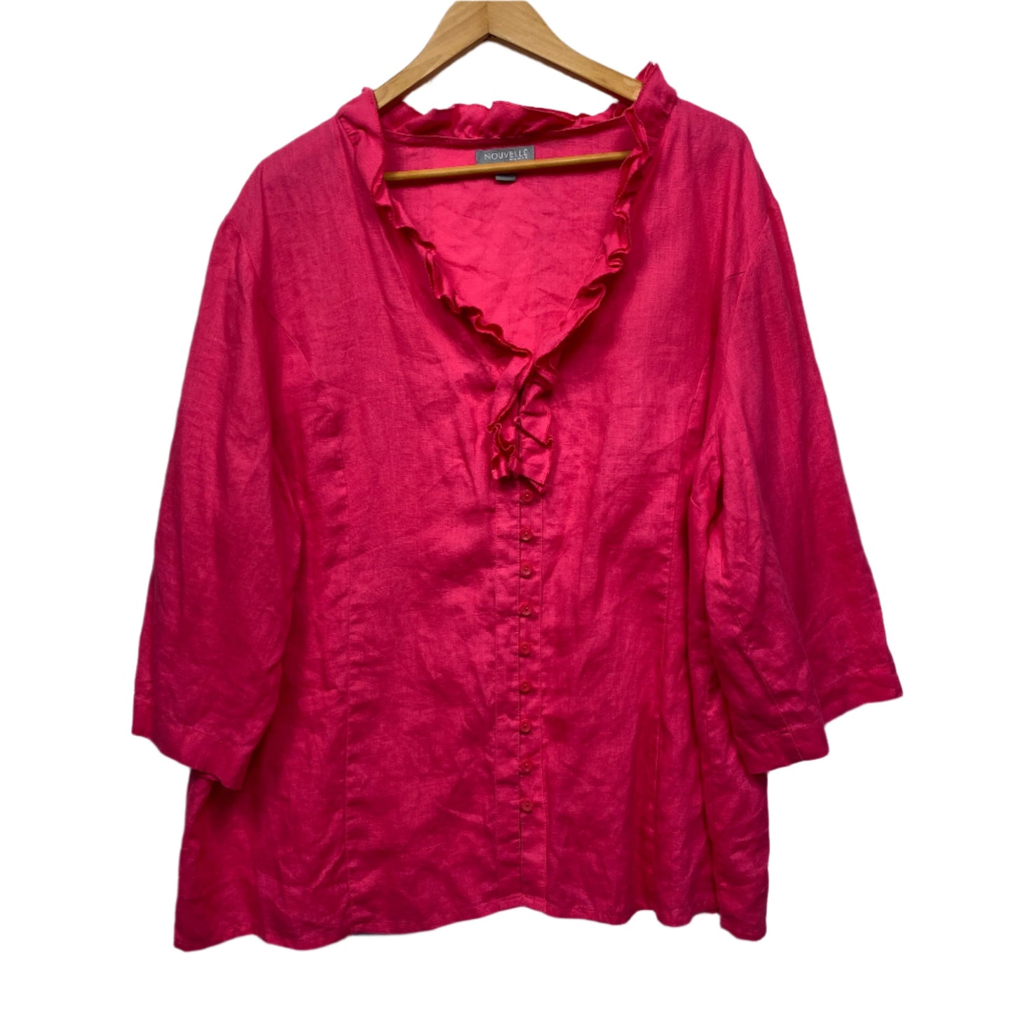 Nouvelle Top Size 22 Long Sleeve Pink