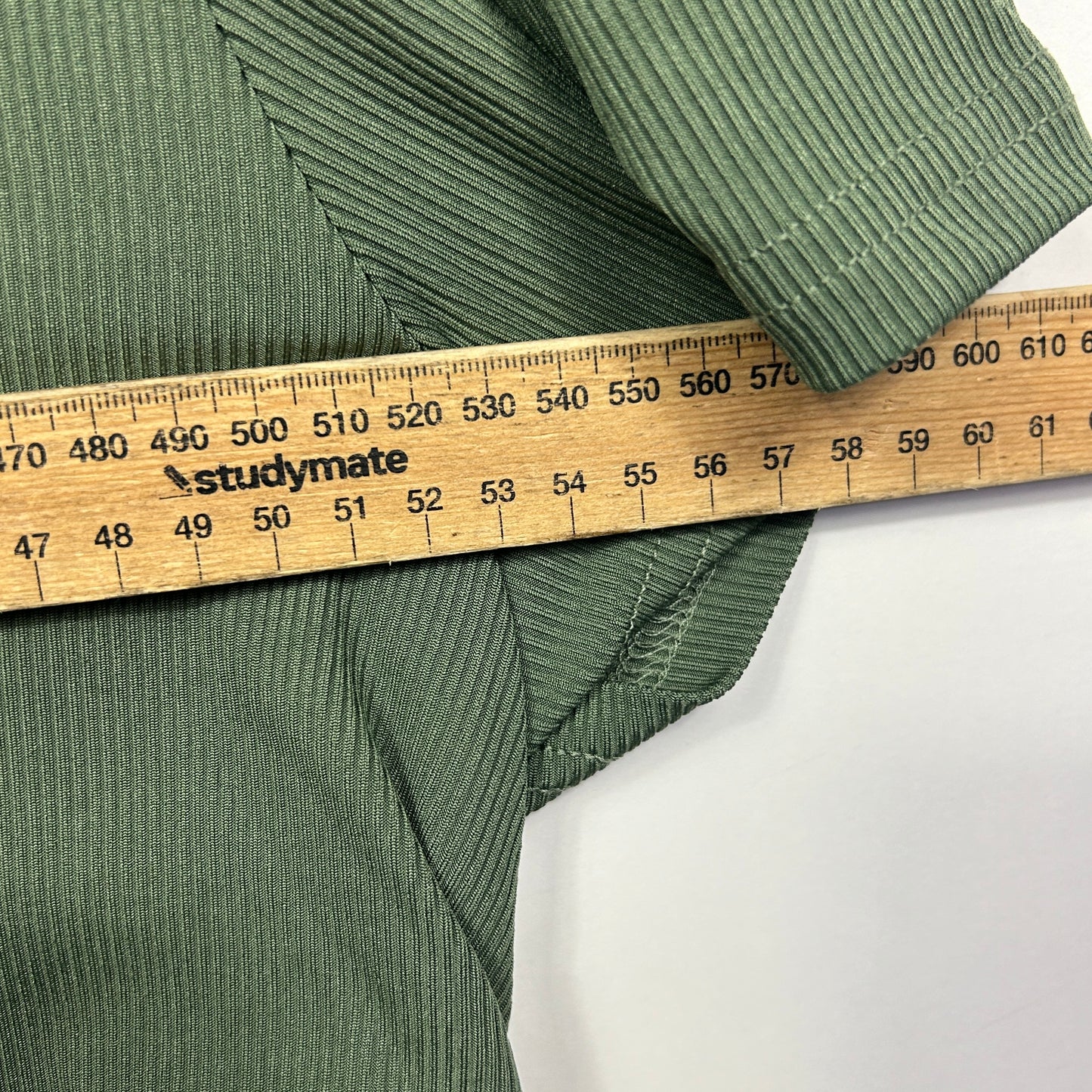 Cider Green Ruched Side Top - Size 4XL