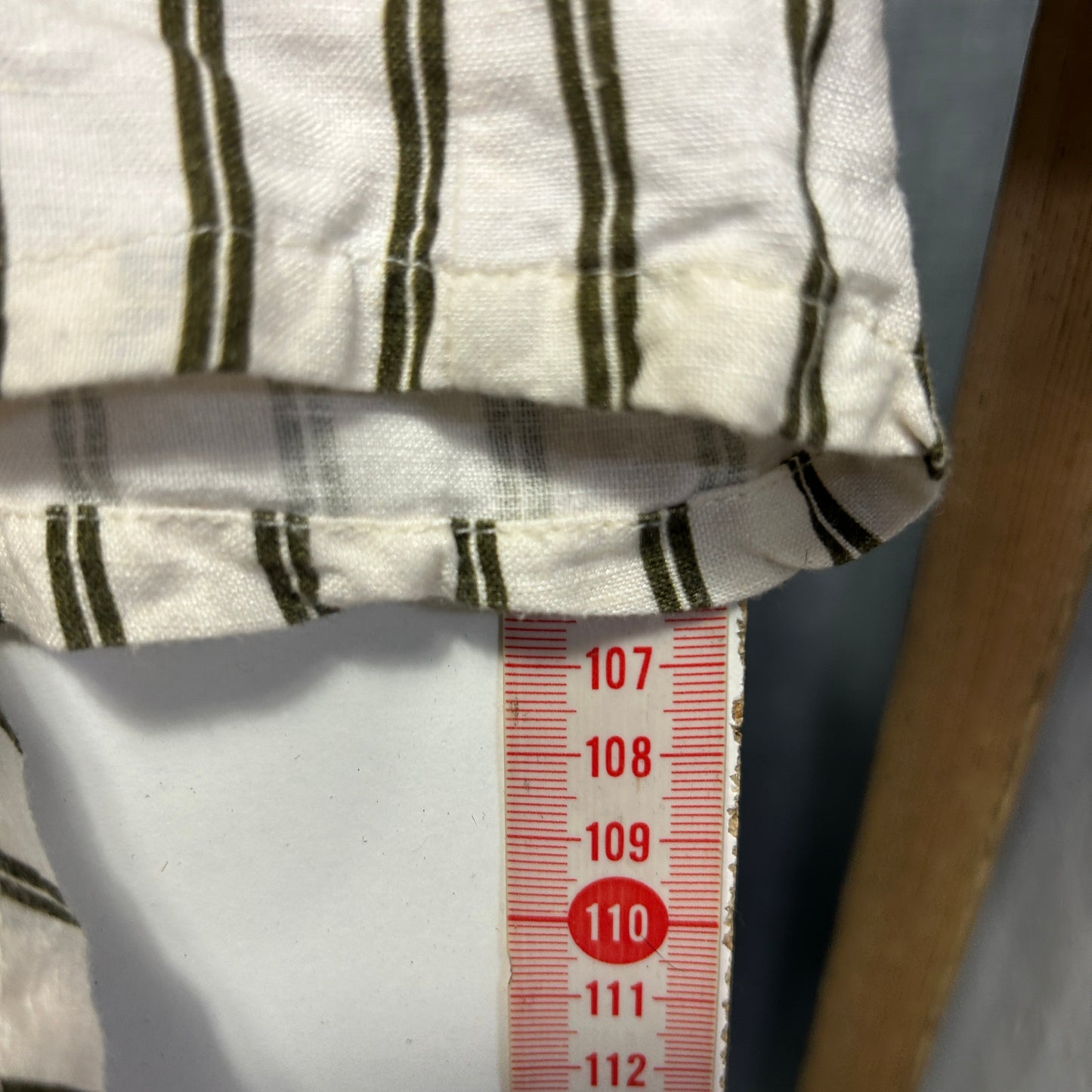 B Linen Striped Pants Size 14