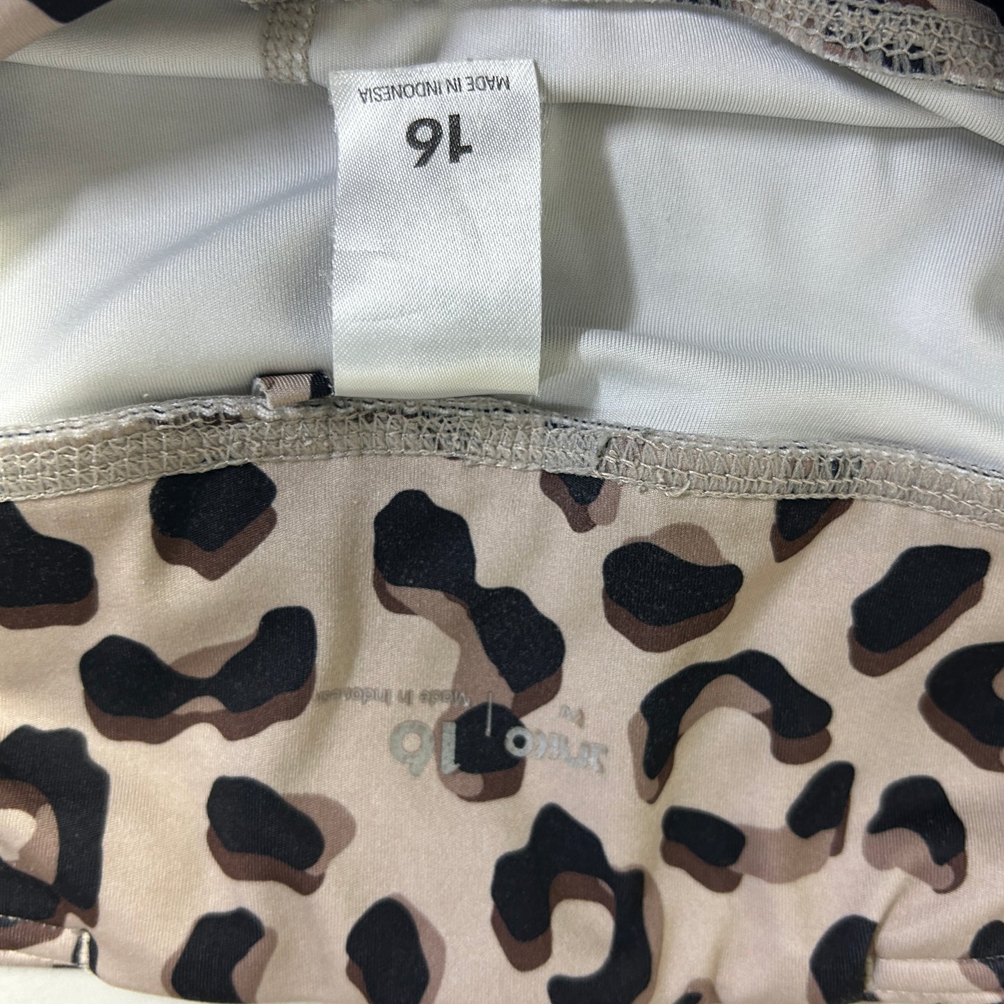 Anko Leopard Print Bike Shorts - Size 16