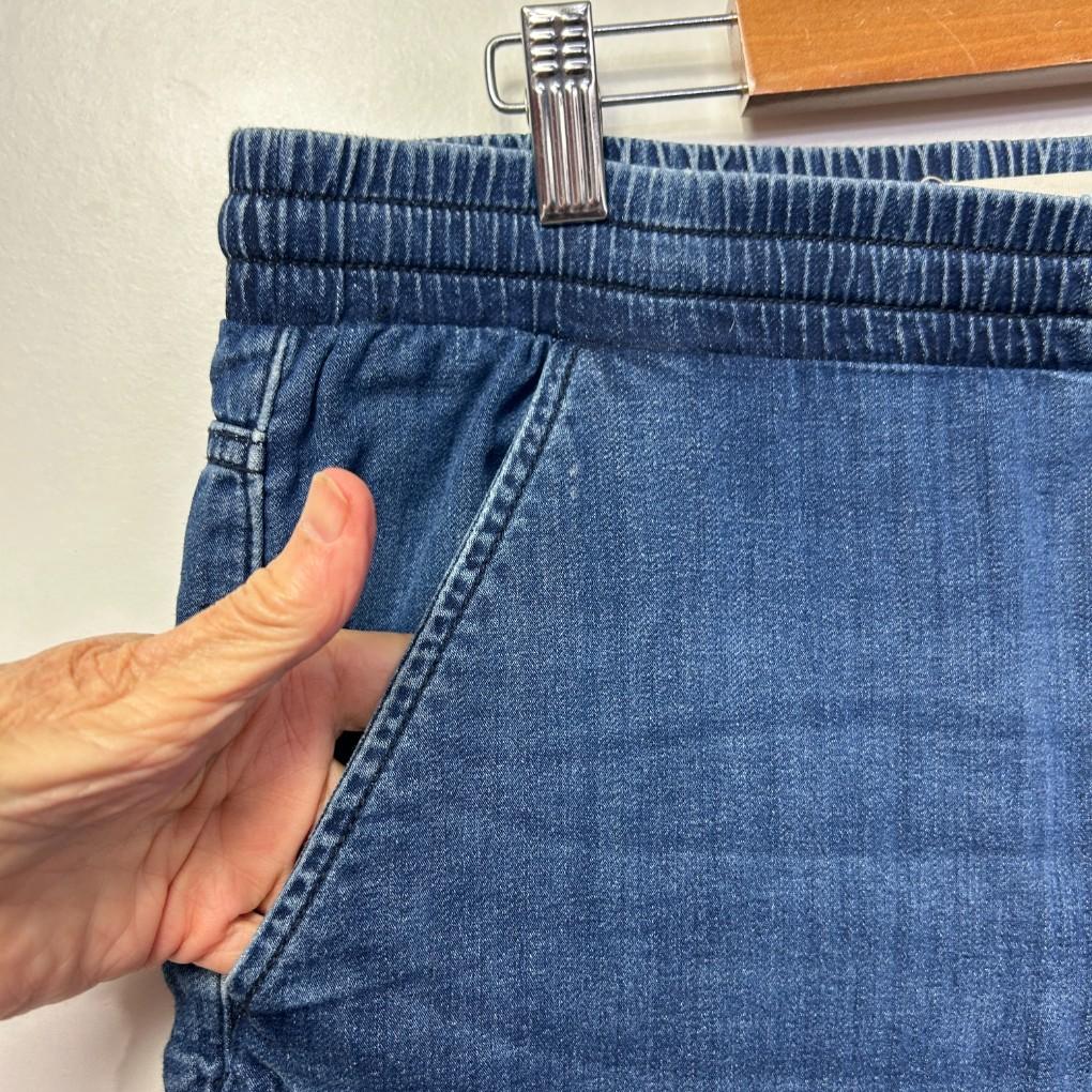 Target Denim Cotton Joggers - Size 16