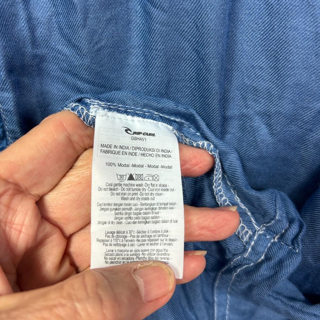 Rip Curl Blue Sleeveless Top - Size 16