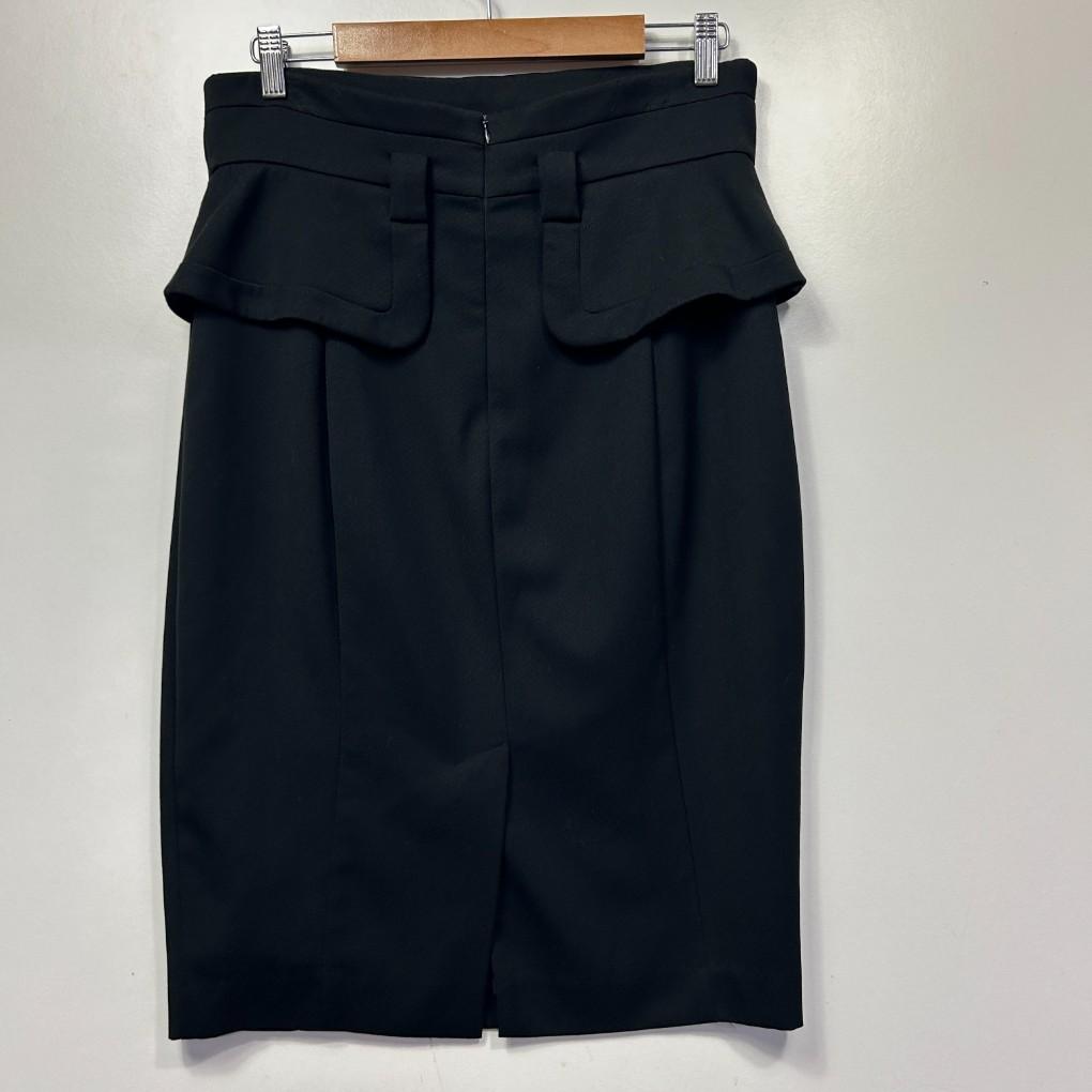 Veronika Maine Black Pencil Skirt - Size 14