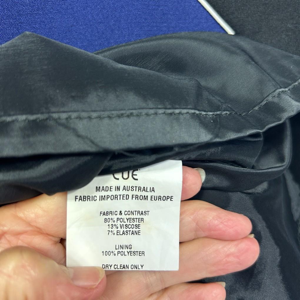 Cue Navy Pencil Dress - Size 14