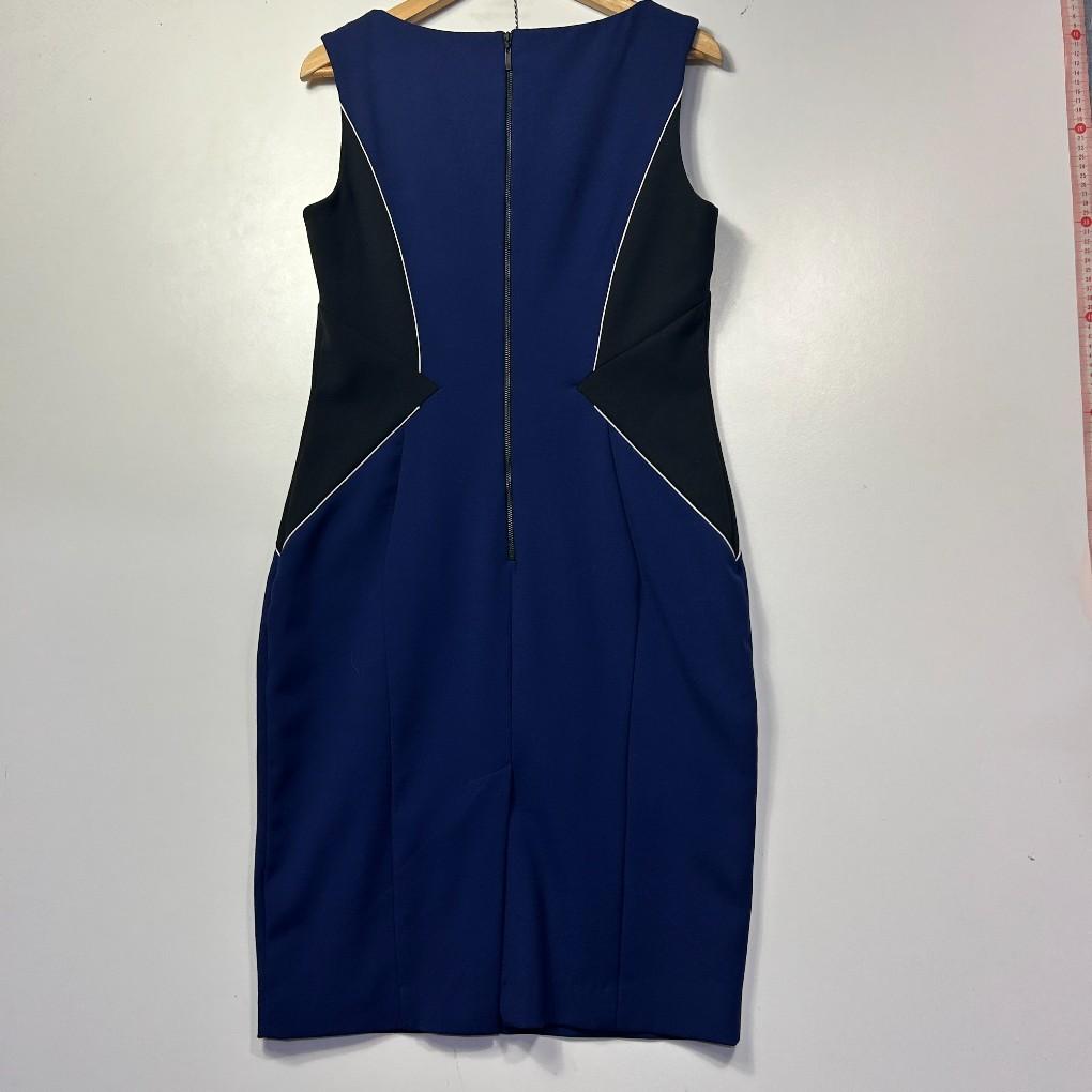 Cue Navy Pencil Dress - Size 14