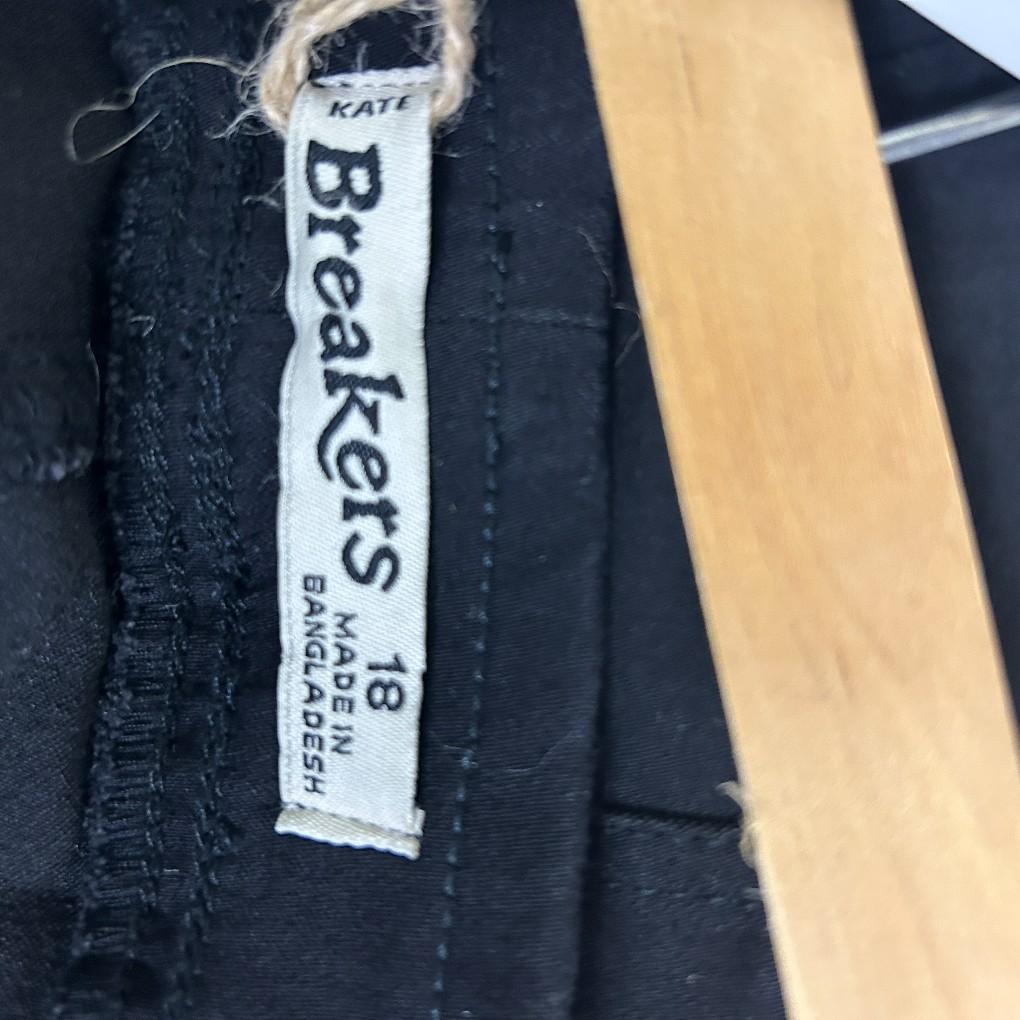 Breakers Black Pants - Size 18