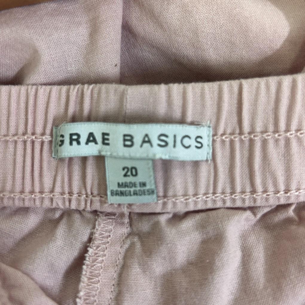 Suzanne Grae Basics Pink Cotton Shorts - Size 20