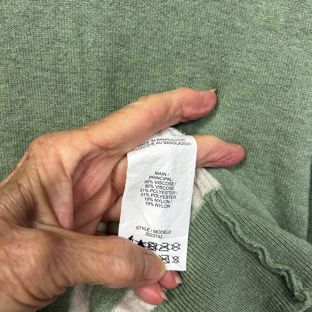 Autograph Green Knit Top - Size 18/M