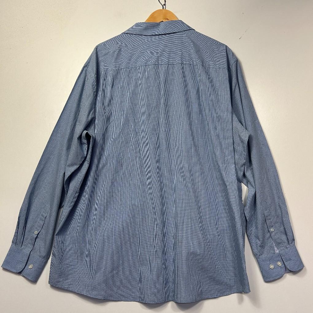 Mr Big Blue Cotton Shirt - Size 4XL