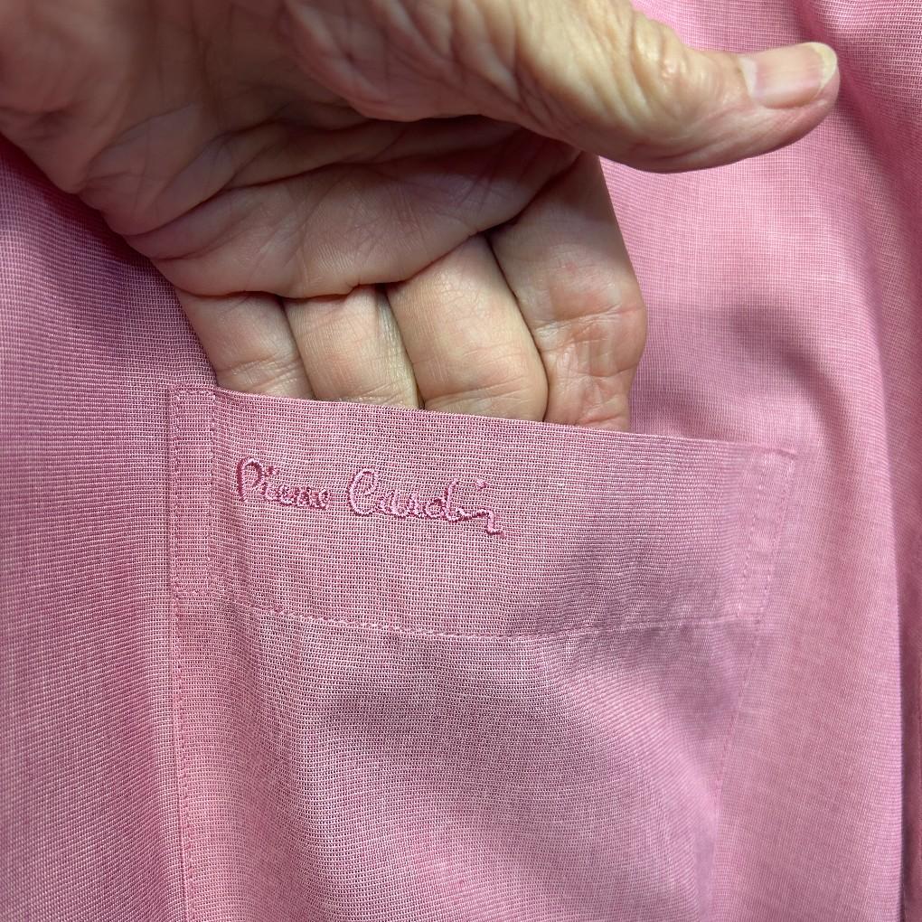 Pierre Cardin Pink Mens Shirt - Size 2XL