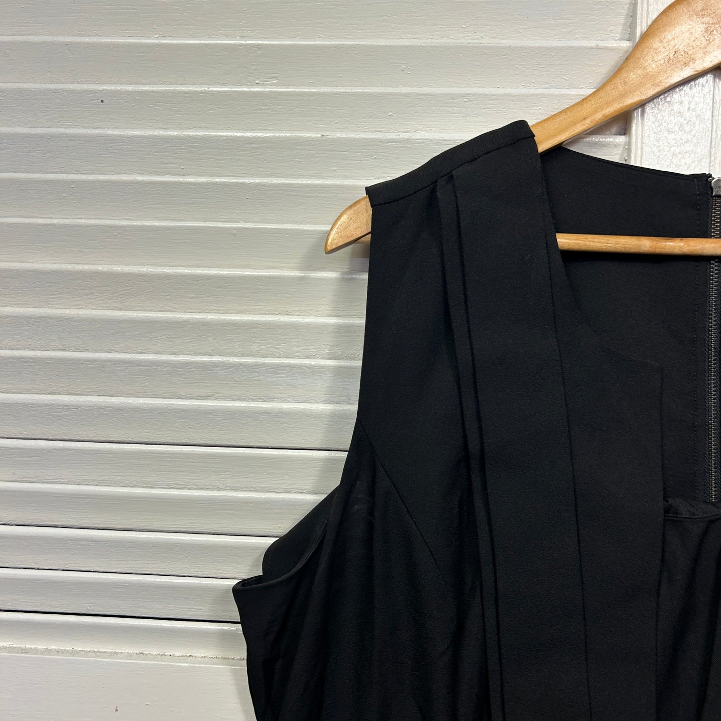 City Chic Dress Size 20 Large Plus Black Sleeveless Fit & Flare Cocktail