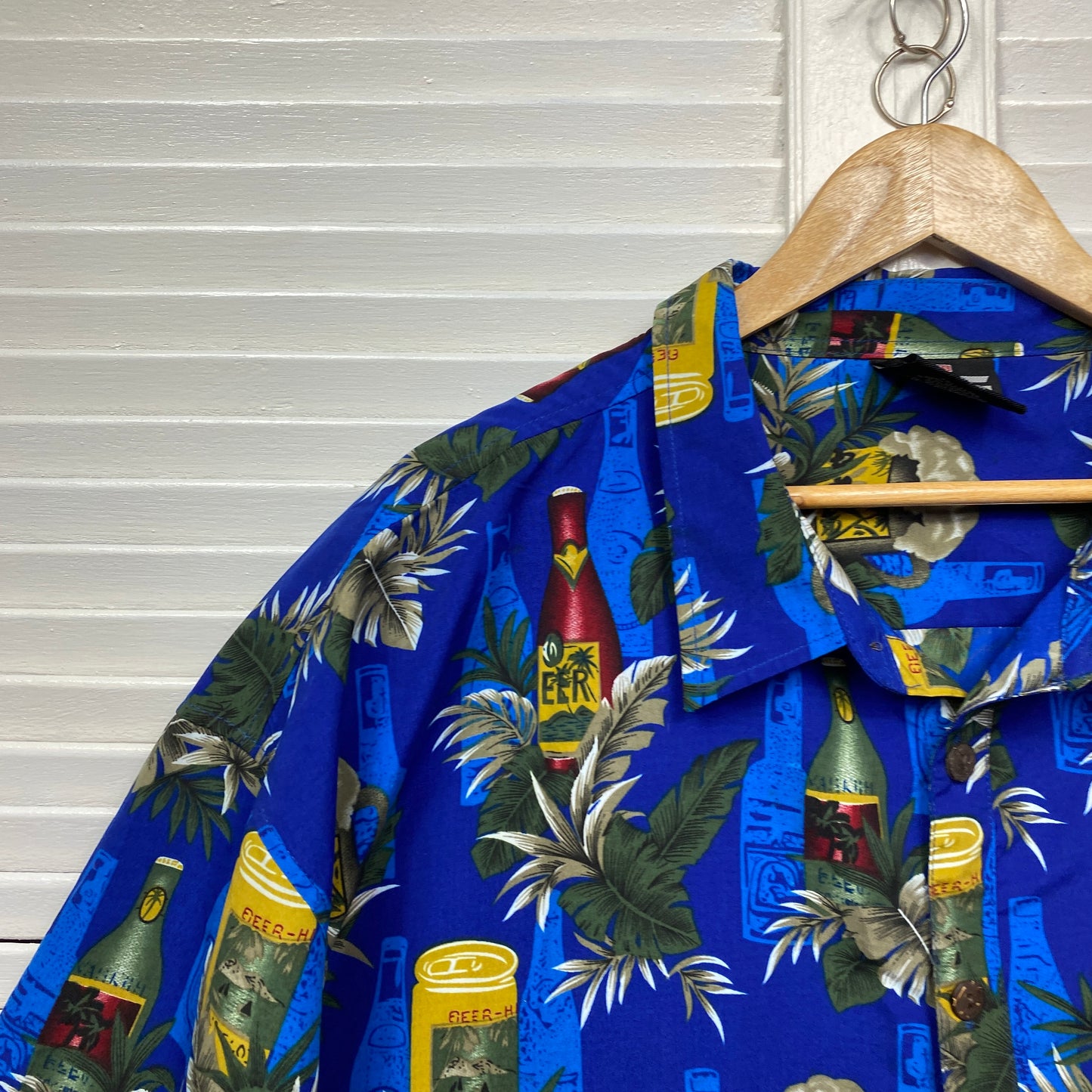 Hawaiian Mens Shirt Size 6XL Tropical Holiday Beer Cruise Lowes