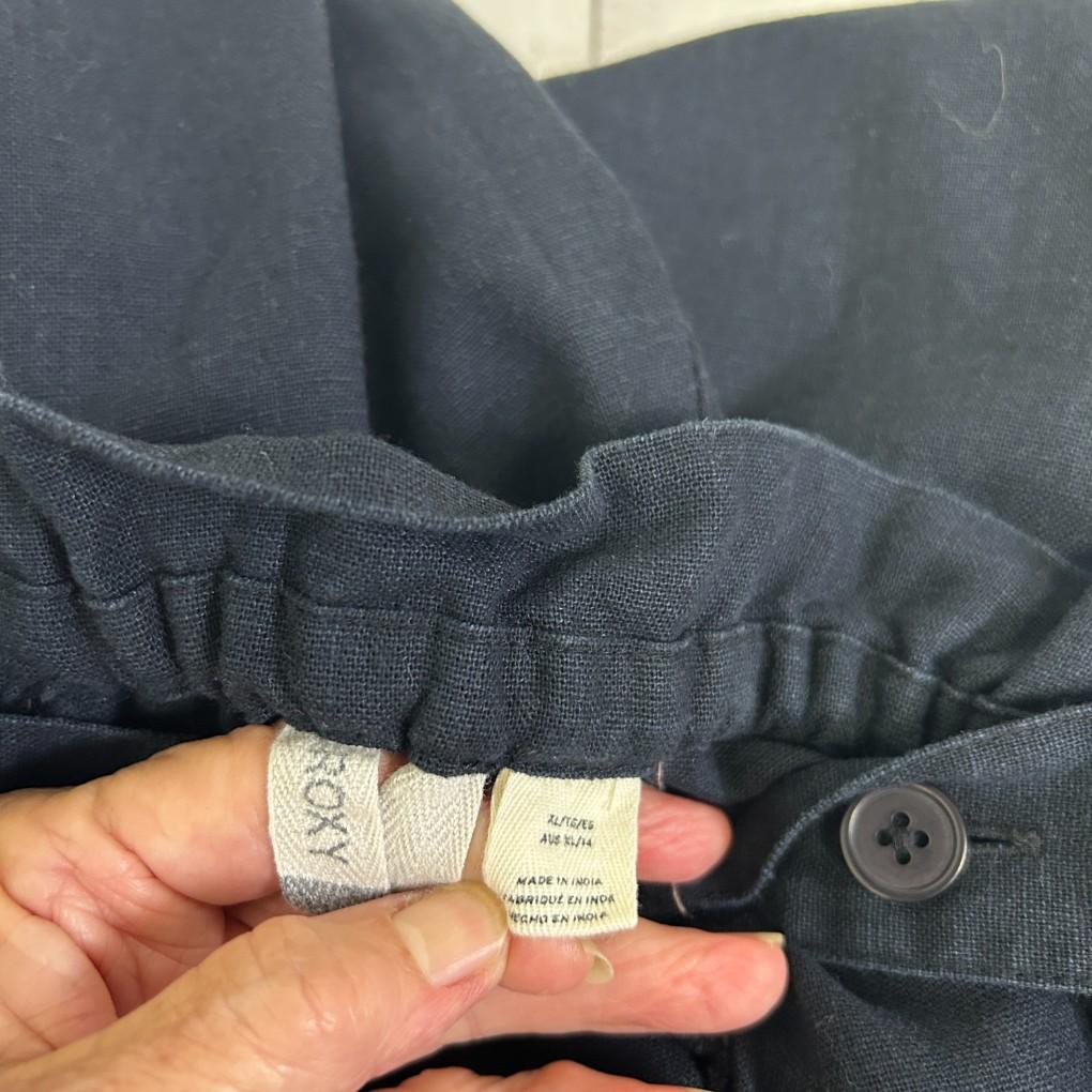 Roxy Navy Cotton Jumpsuit - Size XL