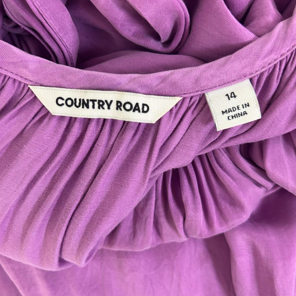 Country Road Purple Maxi Dress - Size 14