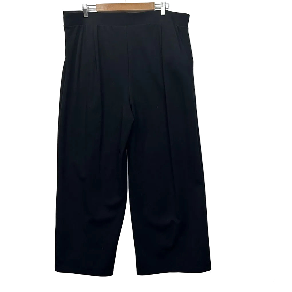 Avella Black Wide Leg Pants - Size 22
