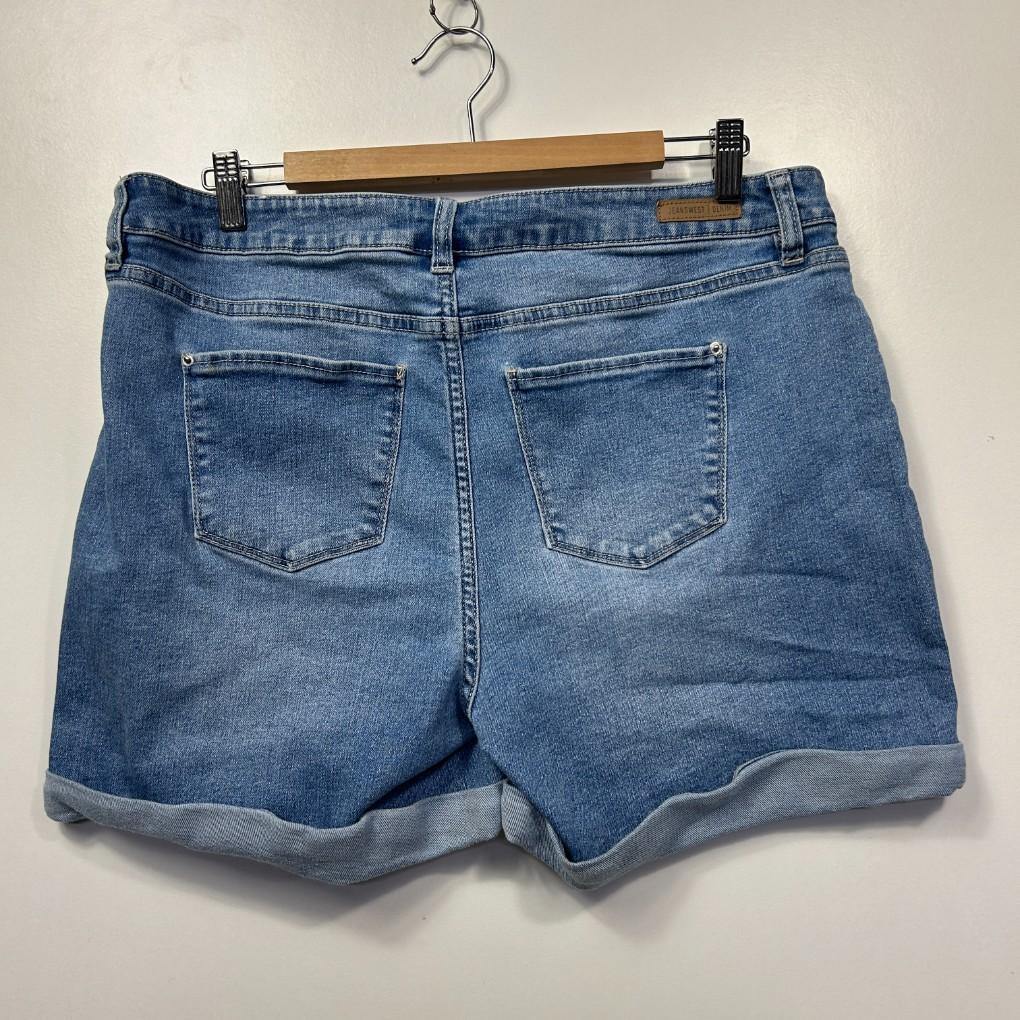 Jeanswest Blue Denim Shorts - Size 16