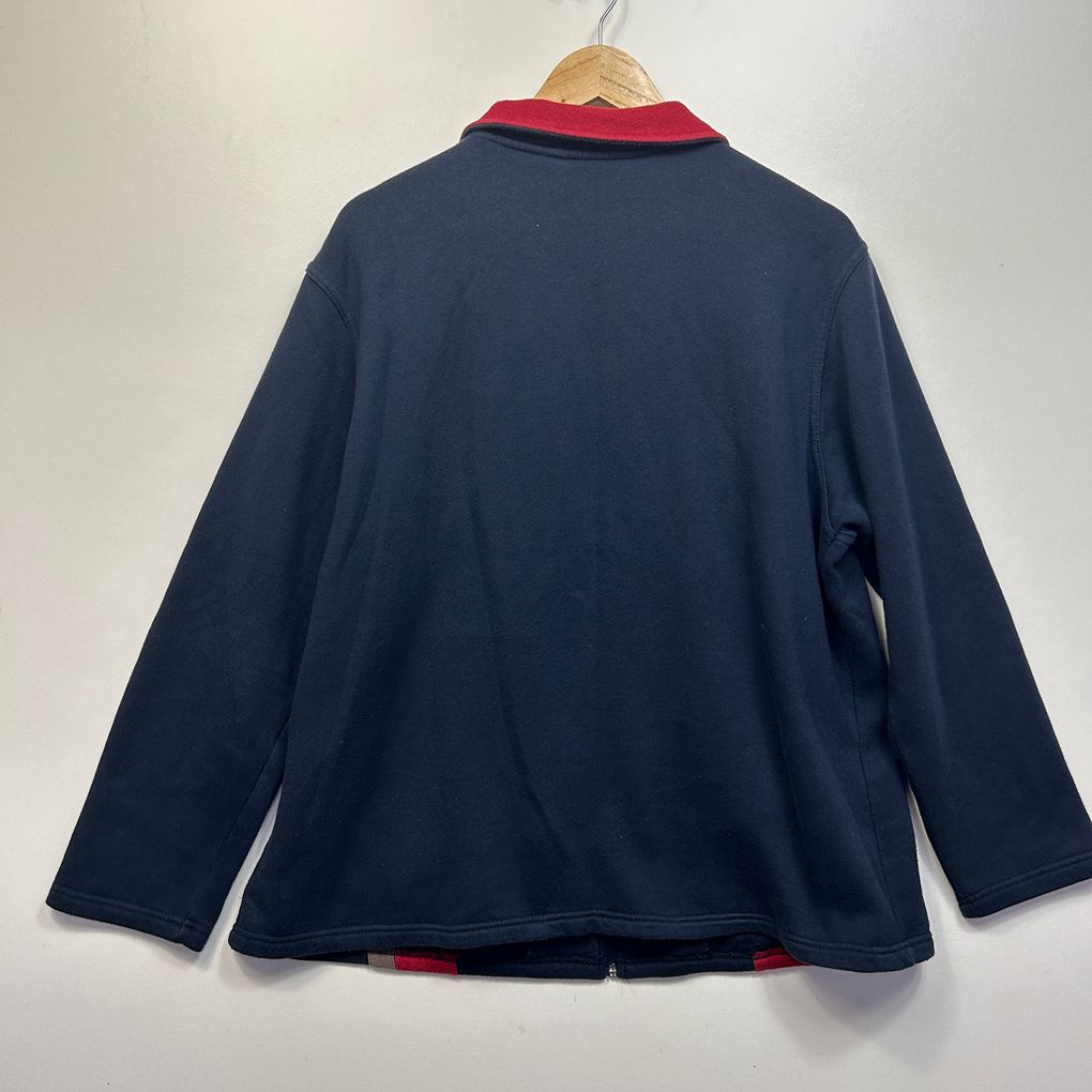 Black Pepper Full Zipper Jumper Jacket - Size 14
