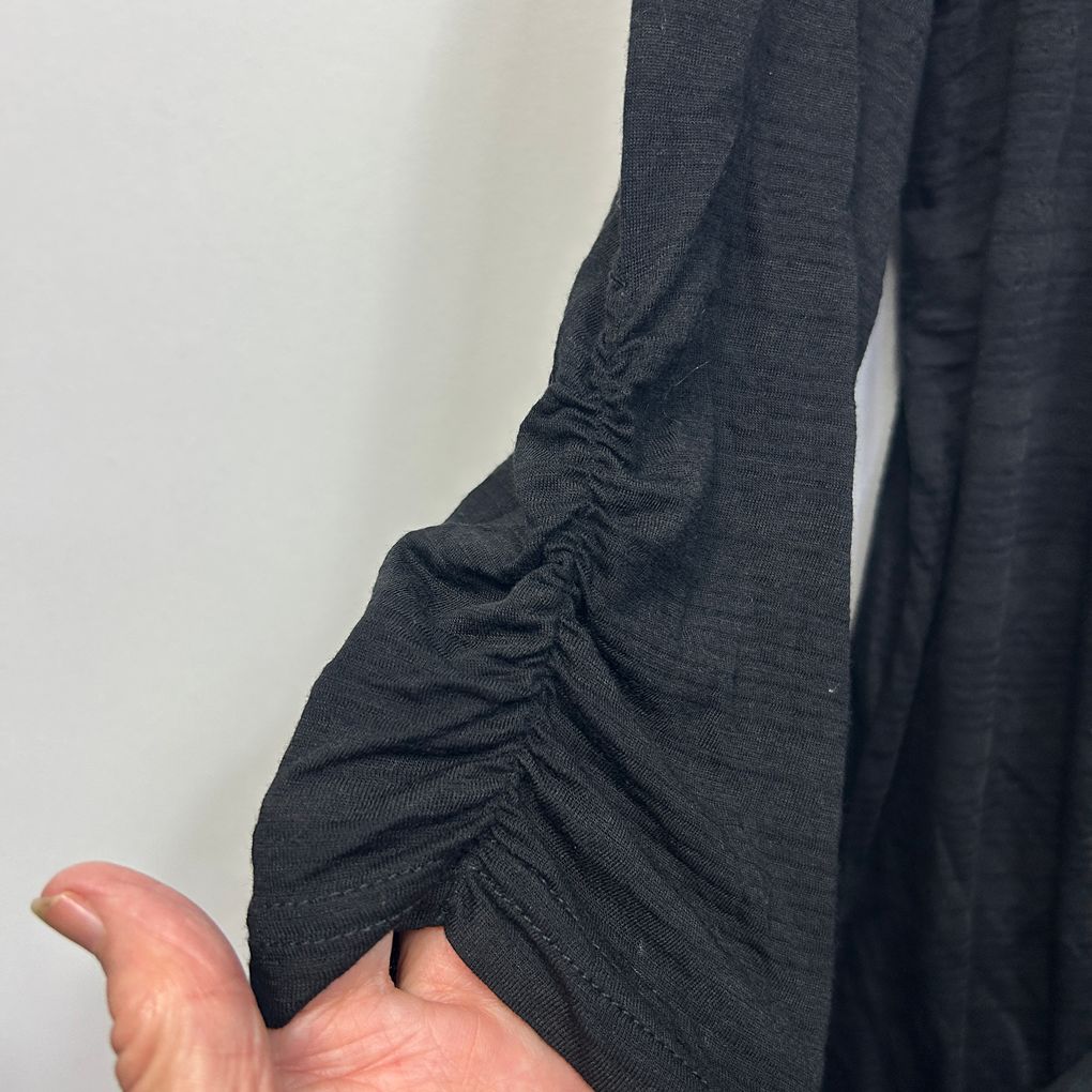 City Chic Black Top Kimono - Size 20L