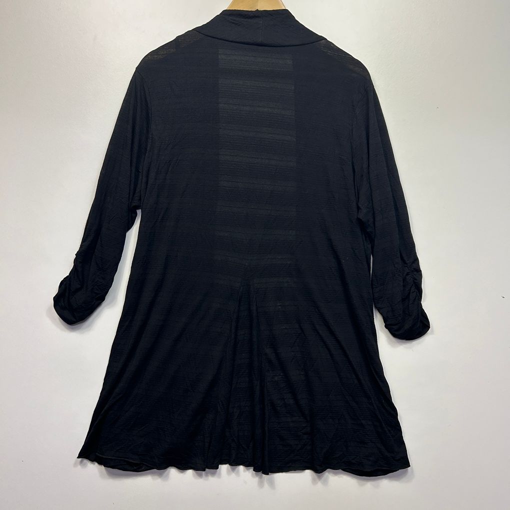 City Chic Black Top Kimono - Size 20L