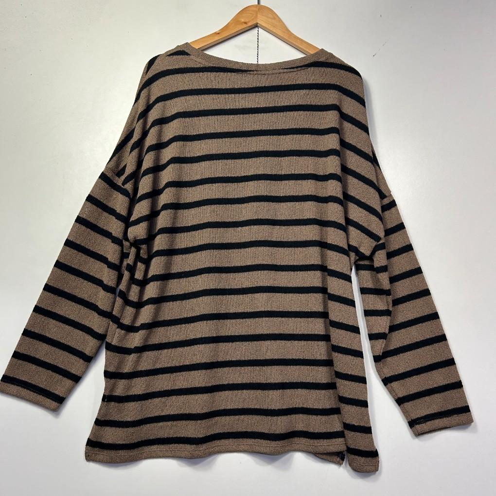 Target Curve Brown Knit Top - Size 22