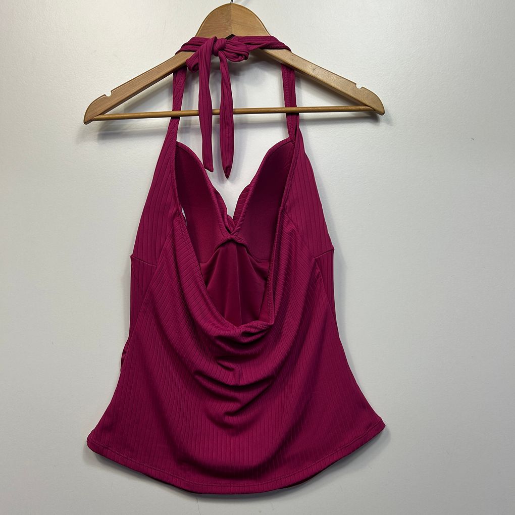 Sash & Rose Pink Swim Top - Size 18
