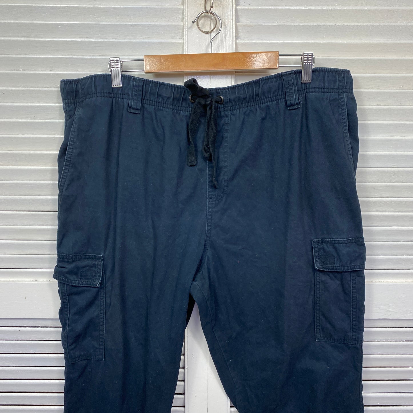 Big Joe Cargo Pants Mens Size 5X Blue Drawstring