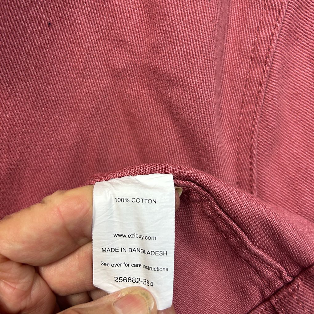 Capture Pink Cotton Jacket - Size 16