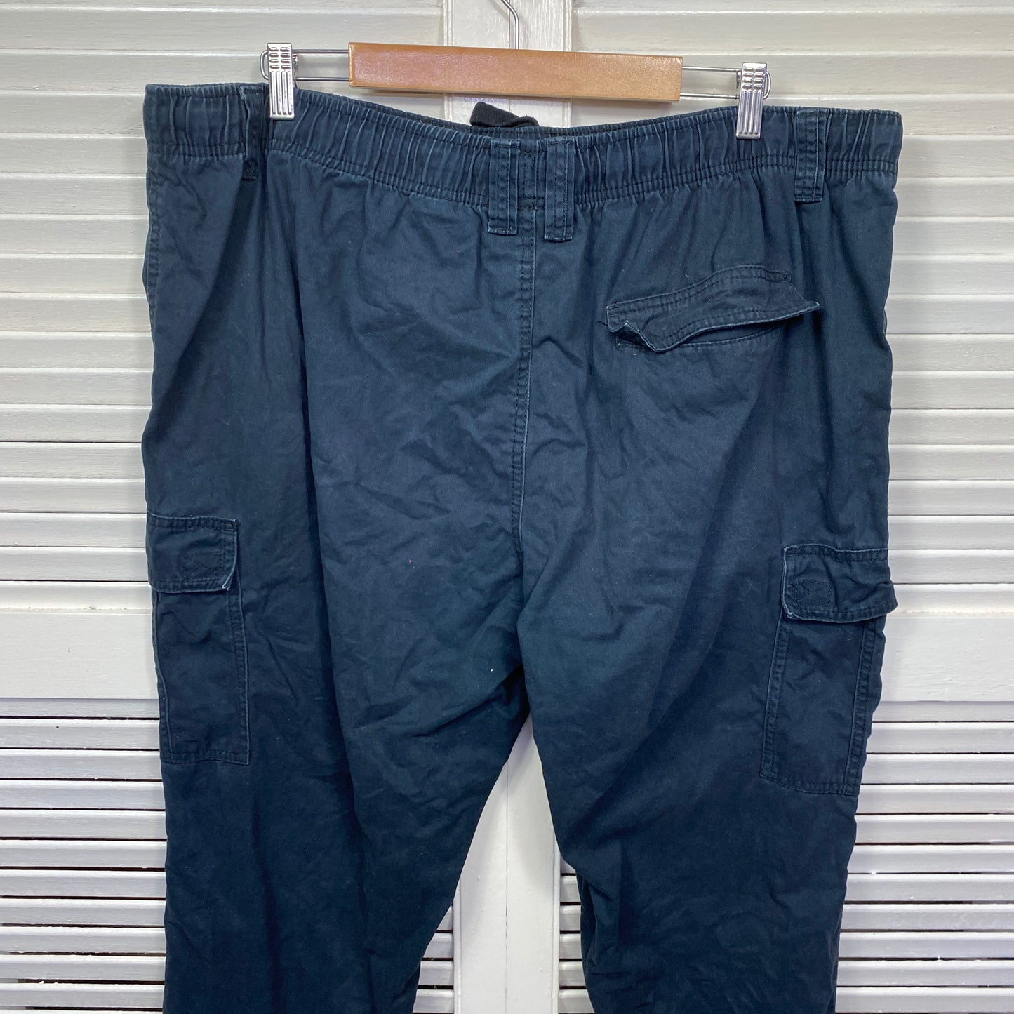 Big Joe Cargo Pants Mens Size 5X Blue Drawstring